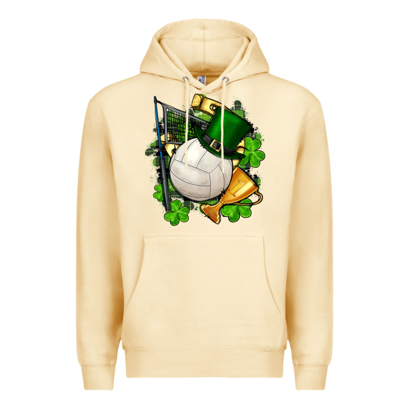 St.patrick's Day Volleyball Premium Hoodie by FaDigitalArtStudio | Teevron