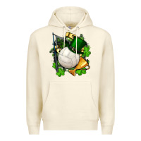 Sandshell st.patrick's day volleyball Premium Hoodie - FaDigitalArtStudio
