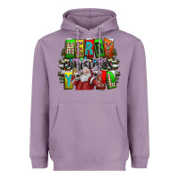 Lavender merry christmas yall Heavyweight Hoodie - CowhideDigitalArt