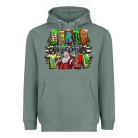 Sage merry christmas yall Heavyweight Hoodie - CowhideDigitalArt