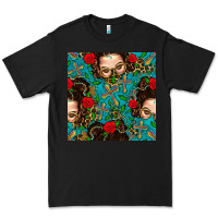 Black Messy Bun Mom And Cross With Leopard Patterns Premium Tee - BundleAndBundleShop