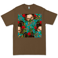 Cacao Messy Bun Mom And Cross With Leopard Patterns Premium Tee - BundleAndBundleShop