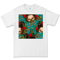 White Messy Bun Mom And Cross With Leopard Patterns Premium Tee - BundleAndBundleShop