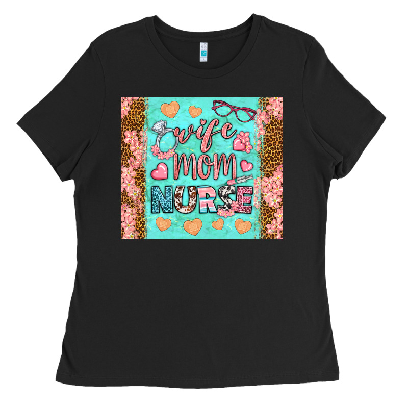 Wife Mom Nurse Tumbler Ladies Tee by BundleAndBundleShop | Teevron