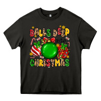 Asphalt balls deep into christmas Heavy Core Tee - MaliasSmallBusiness