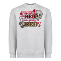 Valentine's Day Roses Are Red I Am Going To Bed Heavyweight Sweatshirt | Teevron