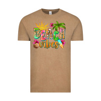 Vintage Coffee Beach vibes Vintage Tee - NancyCooperArtShop