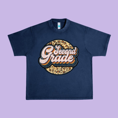 Second Grade Urban Heavy Tee Designed By Jahusdesignshop