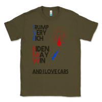 Army Green trump biden cars Classic Tee - Bettercallsaul