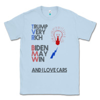 Dusty Blue trump biden cars Classic Tee - Bettercallsaul
