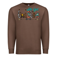 Chestnut let's get toasted Premium Sweatshirt - CowhideDigitalArt