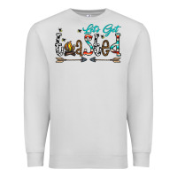 Dove Grey let's get toasted Premium Sweatshirt - CowhideDigitalArt