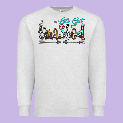 Let's Get Toasted Premium Sweatshirt Designed By Cowhidedigitalart