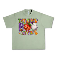 Oil Green Teacher Boo Crew Urban Heavy Tee - texasbilliewilder