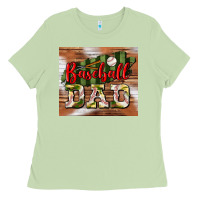 Baseball Dad Tumbler Ladies Tee | Teevron