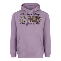 His Love Is Strong Jesus His Grace Is Free Heavyweight Hoodie | Teevron