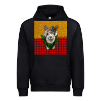 Black christmas alpacas Urban Hoodie - BarkalooDesign