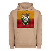 Pigment Burro christmas alpacas Urban Hoodie - BarkalooDesign
