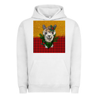 Pigment Lunar Rock christmas alpacas Urban Hoodie - BarkalooDesign