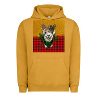 Pigment Peanut Butter christmas alpacas Urban Hoodie - BarkalooDesign