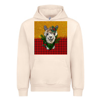 Sandshell christmas alpacas Urban Hoodie - BarkalooDesign
