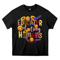 Black educator of tiny humans Heavy Core Tee - NancyCooperArtShop