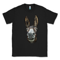 Black Donkey  Face Classic Tee - LillyAllenDesigns