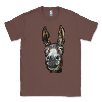 Chestnut Donkey  Face Classic Tee - LillyAllenDesigns
