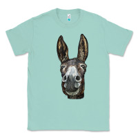 Seafoam Donkey  Face Classic Tee - LillyAllenDesigns