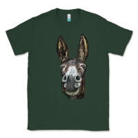 Sports Green Donkey  Face Classic Tee - LillyAllenDesigns