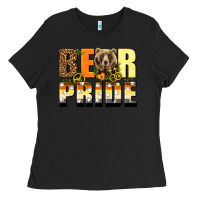 Black Western Bear Pride LGBTQ+ Ladies Tee - BundleAndBundleShop