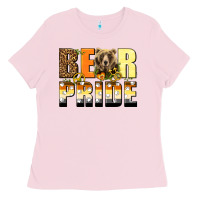Bubblegum Pink Western Bear Pride LGBTQ+ Ladies Tee - BundleAndBundleShop