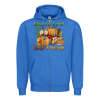 True Royal whatever spices your pumpkin Zipper Hoodie - BundleAndBundleShop