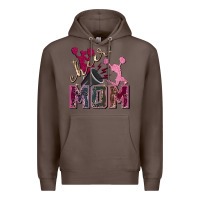 Coffee cheer mom Premium Hoodie - FaDigitalArtStudio