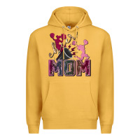 Mustard cheer mom Premium Hoodie - FaDigitalArtStudio