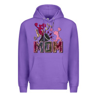 Purple cheer mom Premium Hoodie - FaDigitalArtStudio