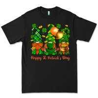 Black happy st. patricks day with gnomies Premium Tee - BundleAndBundleShop