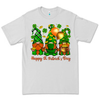 Dove Grey happy st. patricks day with gnomies Premium Tee - BundleAndBundleShop