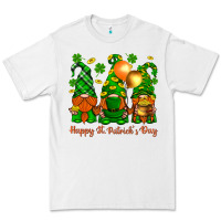 White happy st. patricks day with gnomies Premium Tee - BundleAndBundleShop