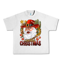 Lunar Rock Cowboy Christas Santa Urban Heavy Tee - NancyCooperArtShop