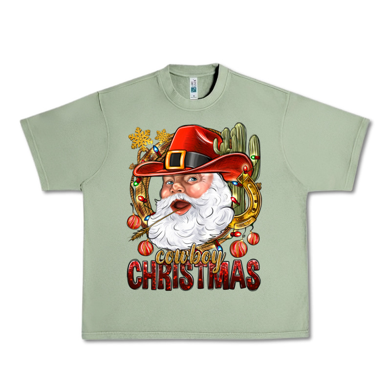 Cowboy Christas Santa Urban Heavy Tee by NancyCooperArtShop | Teevron