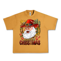 Peanut Butter Cowboy Christas Santa Urban Heavy Tee - NancyCooperArtShop