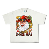 Pistachio Cowboy Christas Santa Urban Heavy Tee - NancyCooperArtShop
