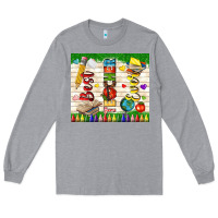 Heather Grey best teacher ever Long Sleeve Tee - TumblerDesignByShophia
