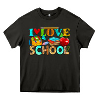 Asphalt i love school Heavy Core Tee - NancyCooperArtShop