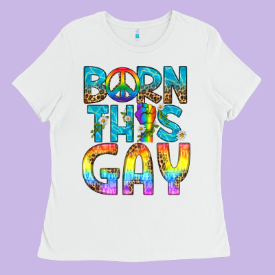 Western Born This Gay Ladies Tee Designed By Bundleandbundleshop
