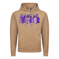 I Am A Survivor Purple Ribbon Vintage Hoodie | Teevron