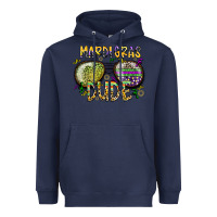 Navy mardi gras dude Heavyweight Hoodie - SublimationCraftShop
