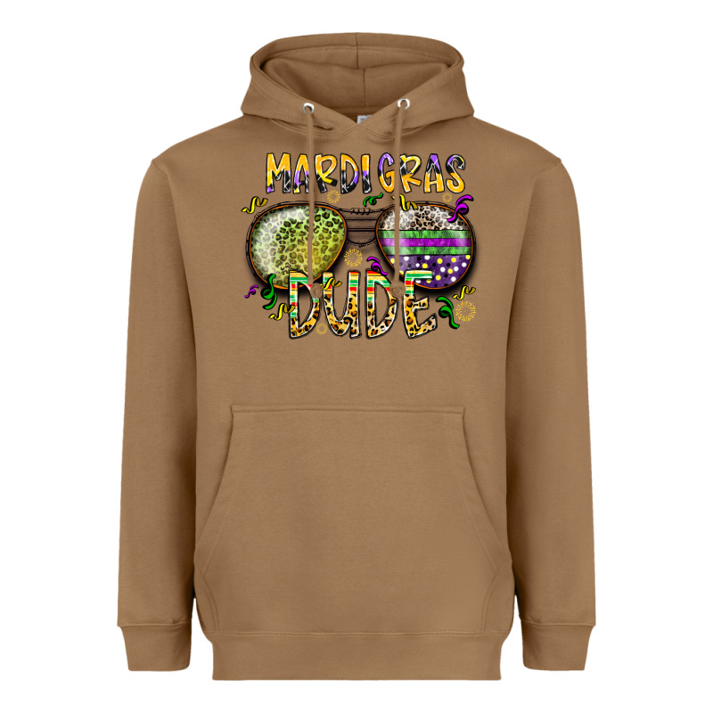 Mardi Gras Dude Heavyweight Hoodie by SublimationCraftShop | Teevron