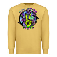 Antique Gold bad witch vibes Premium Sweatshirt - SublimationCraftShop